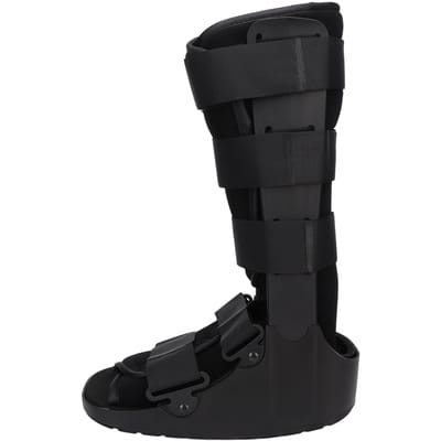 Lange Looplaars Ultralicht Gebroken Voet Orthopedische Laars voor Verstuikte Enkel Achillespeesontsteking XL L