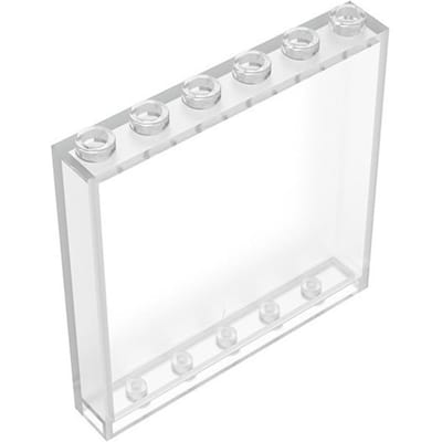 100 stuks MOC Baksteen 59349 Paneel 1x6x5 Raam DIY Bouwstenen Compatibel met Enlighten Bouwdelen