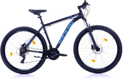 Berlin Bike MTB - Mountainbike 29 inch - 21 versnellingen Shimano - Framemaat: 46 cm - Zwart/Blauw