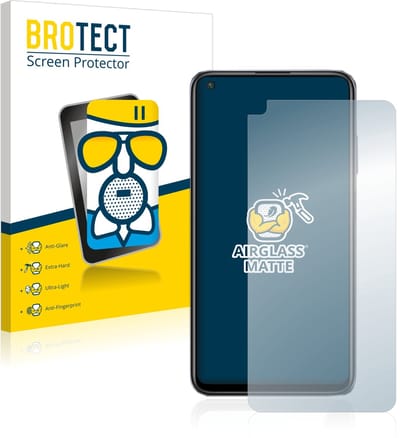 BROTECT - Screenprotector voor Xiaomi Redmi Note 9T 5G - Folie Beschermfolie Beschermglas matte