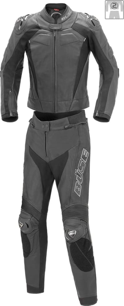 Büse Assen Dames Zwart 2-Delig Motorpak - Racepak