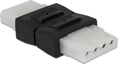 DeLOCK power connector adaptor - 4 PIN internal power to 4 PIN internal power