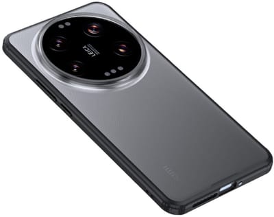 Coverup Hoesje - Geschikt voor Xiaomi 15 Ultra Hoesje - Coverup Mat Transparante Back Cover - Zwart
