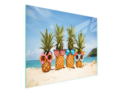 TMK ArtDeko - Snijplank - Glas - 52x30cm - Ananasontwerp