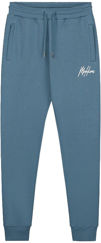 Malelions sport logo joggingbroek in de kleur groen.
