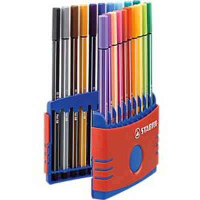 STABILO Viltstift Pen 68 ColorParade 6820-04 Veelkleurig gesorteerd 1 mm 20 stuk(s)