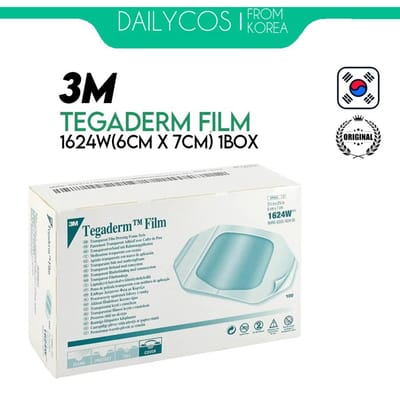 3M 1624W Tegaderm transparant filmverband 2 3/8  x 2 3/4  - doos van 100 1ea