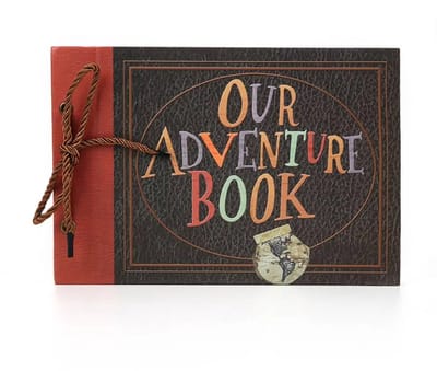 Our Adventure Book Plakboek – DIY Fotoalbum met 20 Vellen Kraftpapier – Reisdagboek & Herinneringen