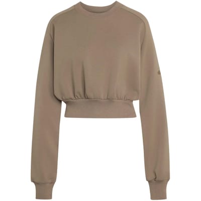 Adidas Soft Lux All Szn Loose Sweatshirt Grijs S / Regular Vrouw