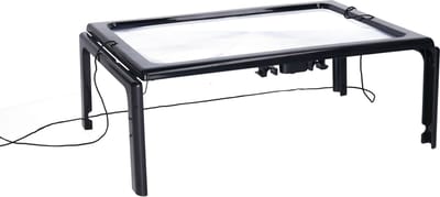 Benson Leesloep A4 - leesloupe met LED - 3x vergroting - loep / loupe - 21 x 28 cm