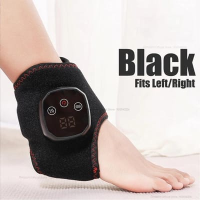 Verwarmende Enkelmassageband Elektrische Hete Compressie Vibratiemassage Enkelbeschermer Band Carpaal Tunnel Hand Voet Beschermingsgereedschap