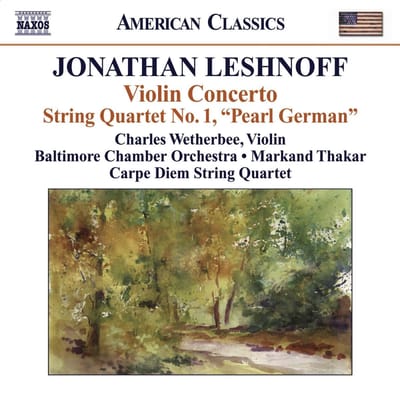 Carpe Diem String Quartet - Leshnoff: Violin Concerto | String Quartet (CD)