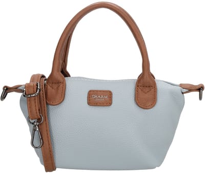 Charm London Buckingham Palace Handtas - Crossbodytas - Schoudertas - Schouderband - Kunstleer - Vegan Leer - Lichtblauw