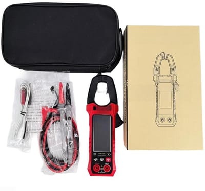 Digitale Klem Meter - Slimme Multimeter - Elektrische Inspectie - Automatisch Bereik - 6000 Tellingen - Rood