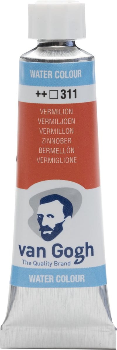 Van Gogh Aquarelverf Tube - Professionele Waterverf - Vermiljoen Kleur - Hoogwaardige Pigmenten - 311 - 10 ml