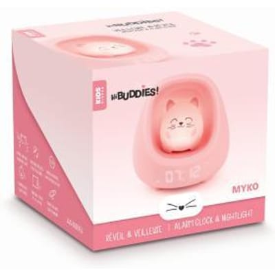 BigBen Interactive HiBuddies Nightlight Wekker Kat Horloges en klokken