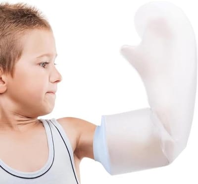 Waterdichte Gipsbescherming voor Kinderen - Herbruikbare Douchebescherming voor Arm - Houdt Gips en Verband Droog - Maat S