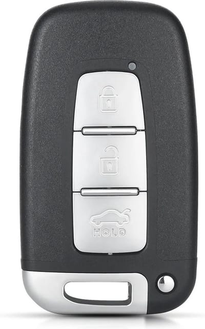 XEOD Autosleutelbehuizing - sleutelbehuizing auto - sleutel - Autosleutel / Geschikt voor: Hyundai / Kia 3 knops