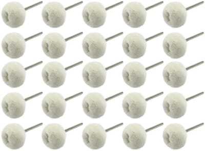 Polijstschijf - 25 stuks - Boorpolijstset - polijstschijven voor roterend gereedschappen - Voor verwijdert roest en vuil van horloges en sieraden - 25mm