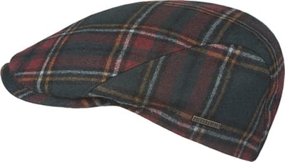 Diablo - Wollen flatcap - Rood