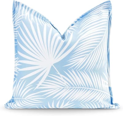 Kussenhoes 50x50cm - Kussensloop Sierkussen - Buitenmeubilair - Waterafstotend Polyester - 50x50cm - Babyblauw