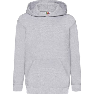 Fruit of the Loom Kinder/Kids Classic 260 Hoodie (Heide Grijs)
