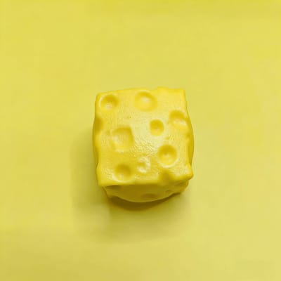 Squishy Vierkante Kaas Knijpspeeltjes Stuiterende Duw Stressverlichter Sensorisch Speelgoed Zachte Boterkaas Fidget Speelgoed Cadeaus yellow