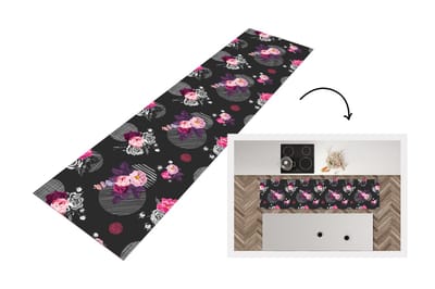 Keukenloper - Loper keuken - Rozen - Bloemen - Patronen - 200x50 cm - Keukenloper vinyl