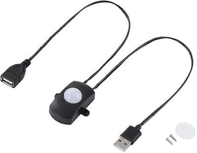 Dailygoody - Mini PIR Bewegingssensor - Voor DIY LED Verlichting - 5-24V 2A - Betrouwbare detectie - Ideaal voor thuisgebruik - Geschikt voor ver