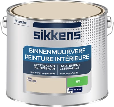 Sikkens - Binnenmuurverf Mat Rijks - Rijks Zacht Oker - 2,5 L