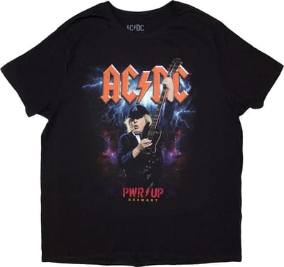 AC/DC - PWR-UP Germany EU Tour '24 Heren T-shirt - 3XL - Zwart