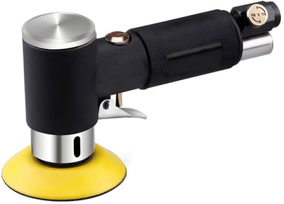 KAD® Polijstmachine - Poetsmachine voor de Auto - Complete Polijstmachine Set - Zwart en Geel - 24cm x 16cm x 11cm