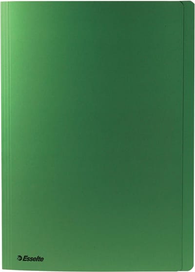 Esselte dossiermap groen, ft folio 3 stuks