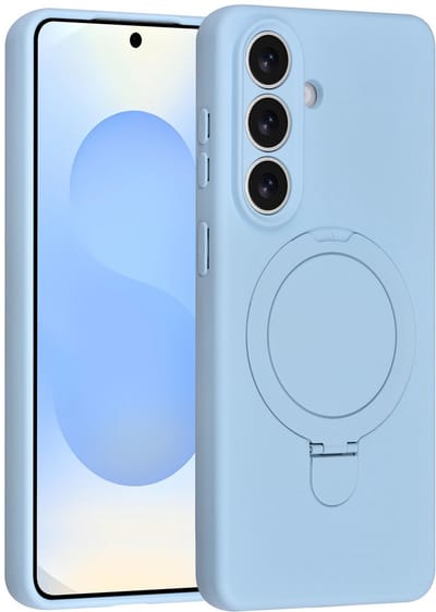 TUNIQ telefoonhoesje voor Samsung Galaxy S26 Plus - MagSafe geschikt - Baby Blauw