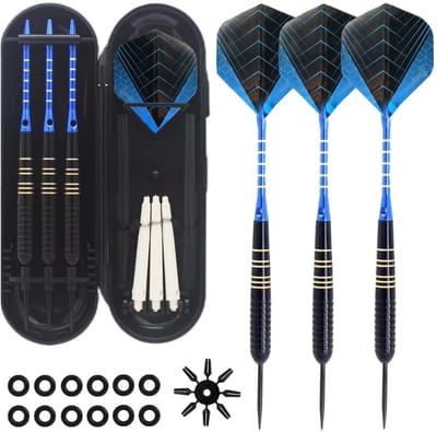 Dailygoods- Darts Set 22g - Professionele Darts - Aluminium Schachten - Dart Case - Lichtgewicht - Duurzaam Materiaal - Pijlen