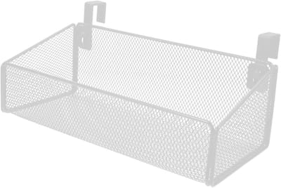 Ruimtebesparende metalen grid hangmand voor nachtkastje - Organizer voor slaapkamer, studie en huishoudelijke opslag