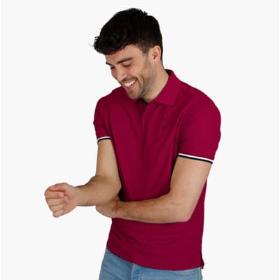 Q1905 Polo shirt matchplay wijn
