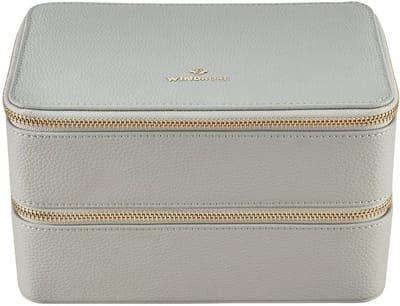 WINDROSE Sieradendoos Aurora Jewelry Case Light Grey Lichtgrijs