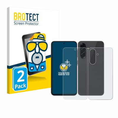 BROTECT - Screenprotector voor Samsung Galaxy A36 5G (Voor+Achter) - Folie Beschermfolie matte 2 Stuks