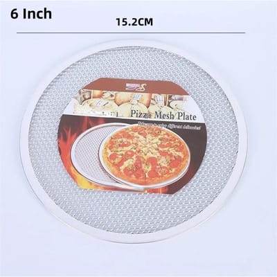 6-14 Inch Pizza Bakplaat Mesh Rond Aluminium Pizza Scherm Bakplaat DIY Anti-aanbakvorm Oven Holle Taart Mesh Bakgereedschap