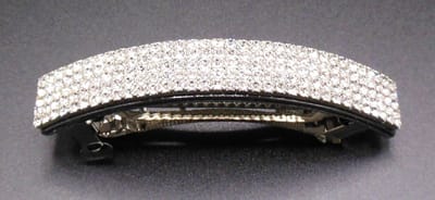 Patentspeld met strass 5 rijen