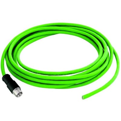 Telegärtner 100017431 Verbindingskabel M12 x 1 Aantal polen (sensoren): 8 0.5 m 1 stuk(s)