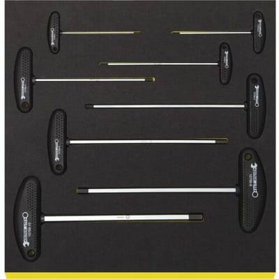 Stahlwille TCS 10768/8 Haakse schroevendraaierset 2 mm, 2.5 mm, 3 mm, 4 mm, 5 mm, 6 mm 8-delig