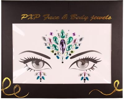 Face Body Jewels All In One Glitter sticker Model H