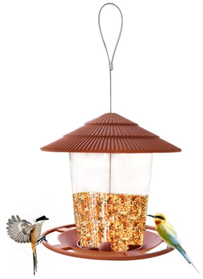 Dailygoods- Vogelvoederhuis - Hangend Voederstation - Voederhuis voor Vogels - Vogelvoederdispenser - Geschikt voor Tuinvogels - Duurzaam Ontwerp