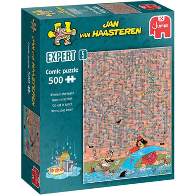 Jan van Haasteren Jigsaw Puzzle Expert 05 Where is the leak? 500pcs. 2D Puzzels