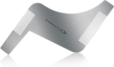 Beard Stencil voor Kinderen, Perfecte Baardvormen en Zorg, Inclusief Baardkam voor Volle en Drie Dagen Baard