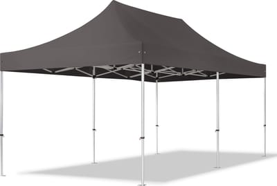 3x6 m Easy Up partytent Vouwpaviljoen, PROFESSIONAL alu 40mm, donkergrijs