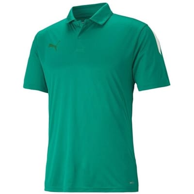 Polo Shirt Korte Mouw Puma Polo manches courtes teamLIGA Sideline Vert