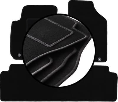 Complete set veloursmatten voor: Kia Sportage II SUV (2004-2010)